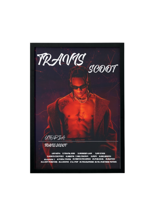 Plakat z Travis Scoot